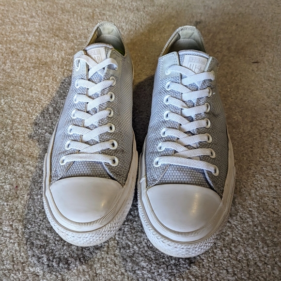 Converse Chuck Taylor All-Star II Ox • Woven White/Blue Granite - Picture 2 of 7